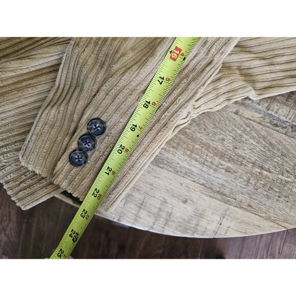 J.Crew Corduroy Blazer Jacket Womens Size 4 Tan Lined Career Academia Preppy - Picture 7 of 9